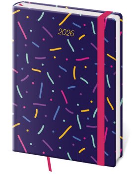 Týdenní diář 2026 A5 Vario Sprinkles s gumičkou