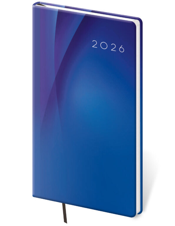 Kapesní diář 2026 Vario Blue design