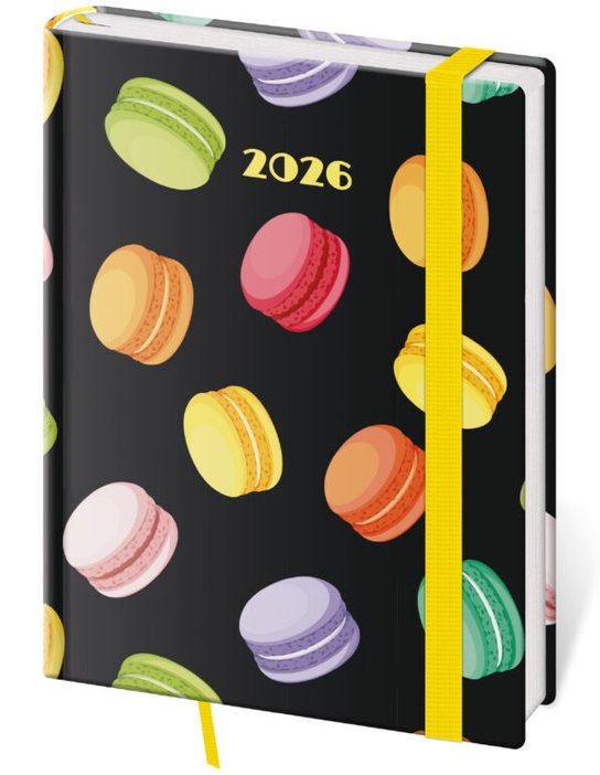 Denní diář 2026 B6 Vario Macarons s gumičkou