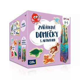 Zvířátkové domečky s aktivitami - Kvído
