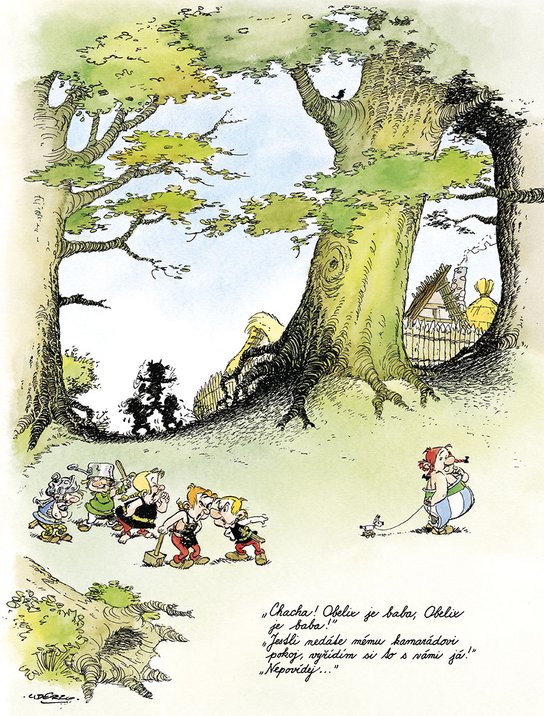 Asterix - Jak Obelix spadl do druidova kotle, když byl malý