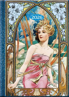 Praktik denní diář 2026 Mucha