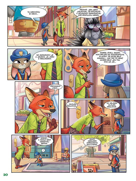 Zootropolis - Filmový příběh jako komiks