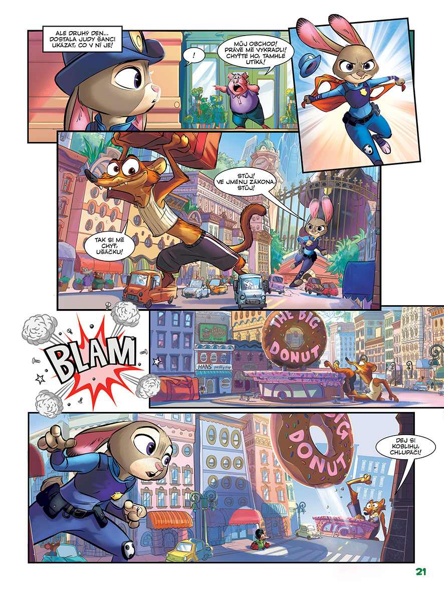 Zootropolis - Filmový příběh jako komiks