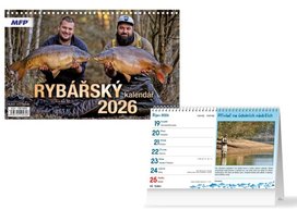 Rybářský kalendář 2026 - stolní kalendář