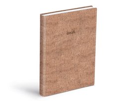 Diář 2026 D801 PU soft cork