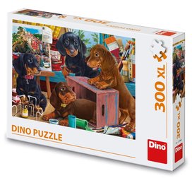 Puzzle 300XL Jezevčíci
