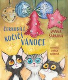 Černobílé kočičí Vánoce