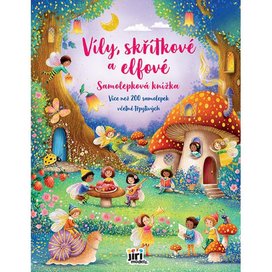 Velká samolepková knížka Víly, skřítkové a elfové