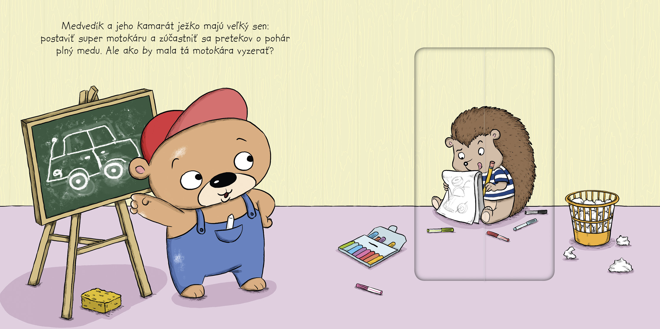 Medvedík v dielni