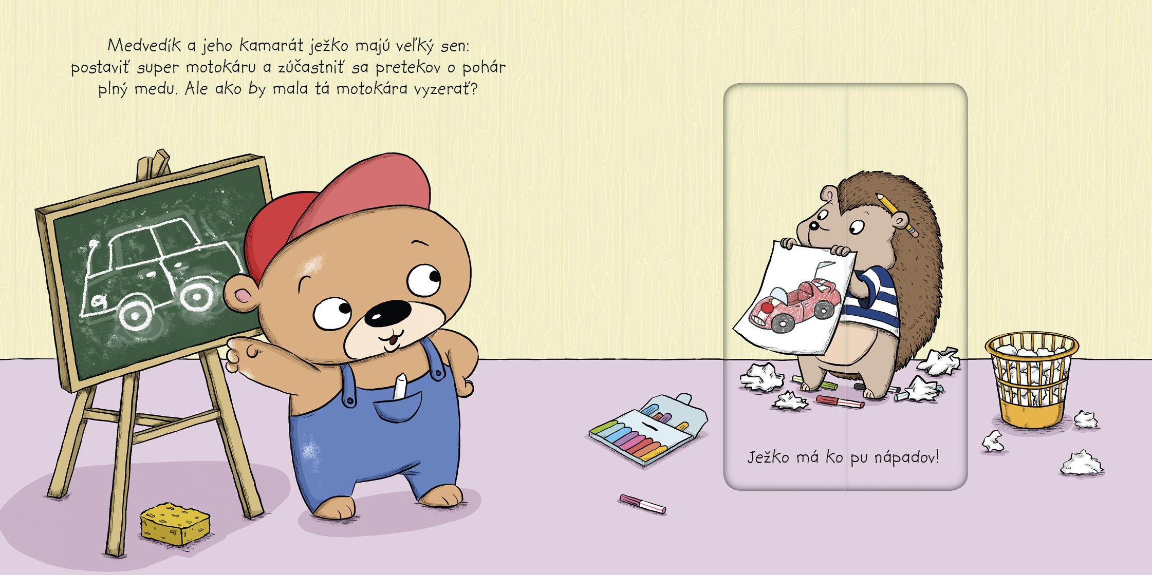 Medvedík v dielni