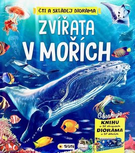 Zvířata v mořích Čti a skládej dioráma