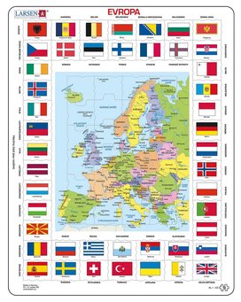 Puzzle 70 Evropa deskové