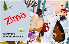 Tvarované leporelo se zvuky Zima