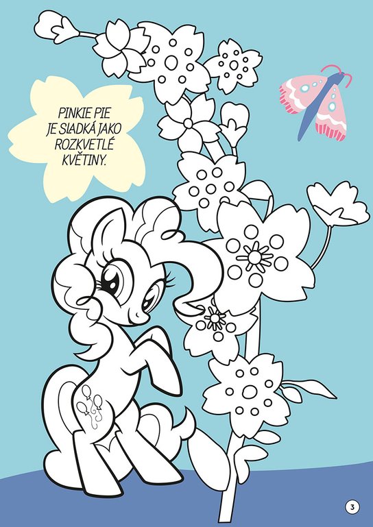 My Little Pony - Omalovánky se samolepkami