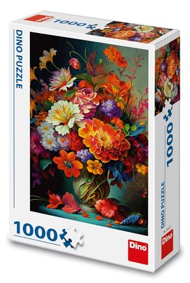 Puzzle 1000 Květiny ve váze