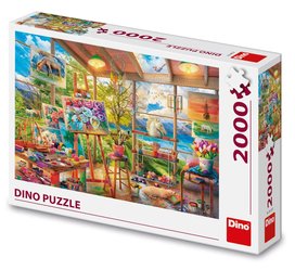 Puzzle 2000 Malířský ateliér