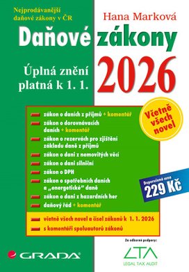 Daňové zákony 2026