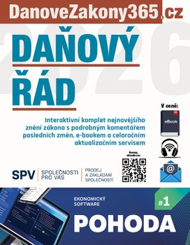 Daňový řád 2026 s komentářem změn