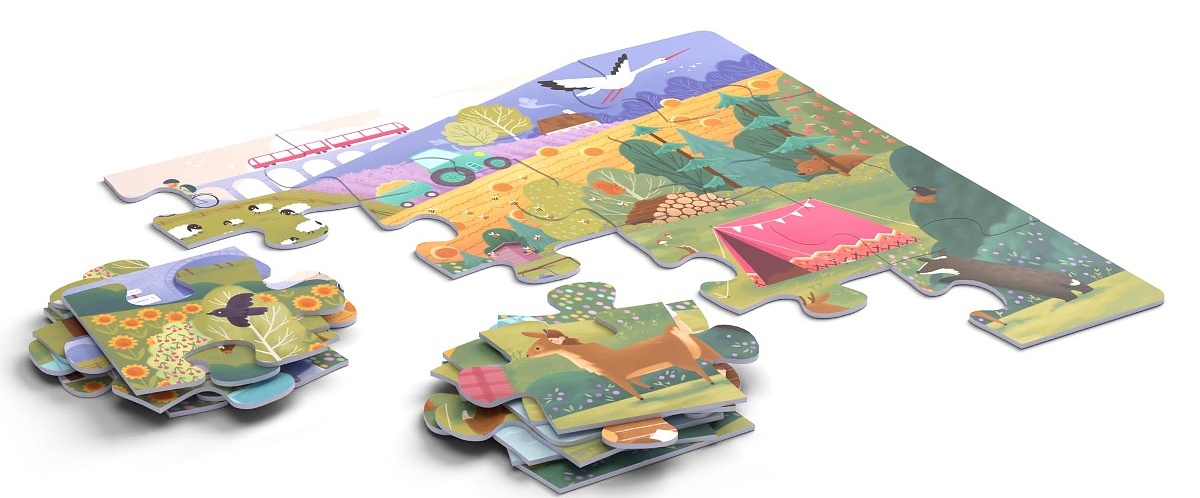 Véééliké puzzle Na výletě