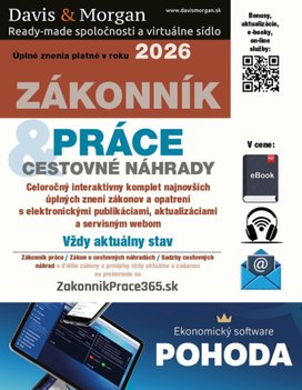 Zákonník práce a Cestovné náhrady 2026