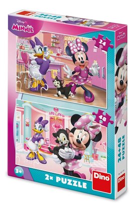 Puzzle 24+48 Minnie a Figaro