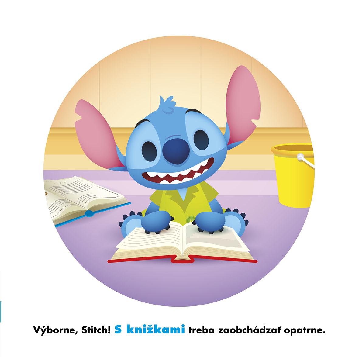 Stitch ide do postieľky