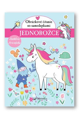 Jednorožce Obrázkové čítanie so samolepkami