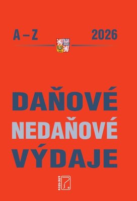 Daňové a nedaňové výdaje 2026