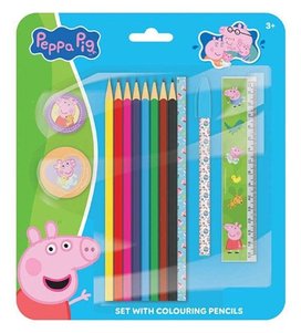 Set s pastelkami Prasátko Peppa