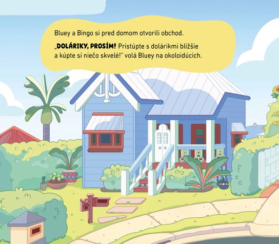 Bluey - Magnetická knižka - Poď sa s nami hrať
