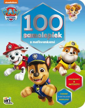 100 samolepiek s maľovankami Labková patrola