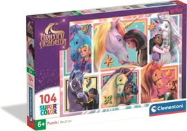 Puzzle Jednorožčí akademie Přátelství 104 dílků