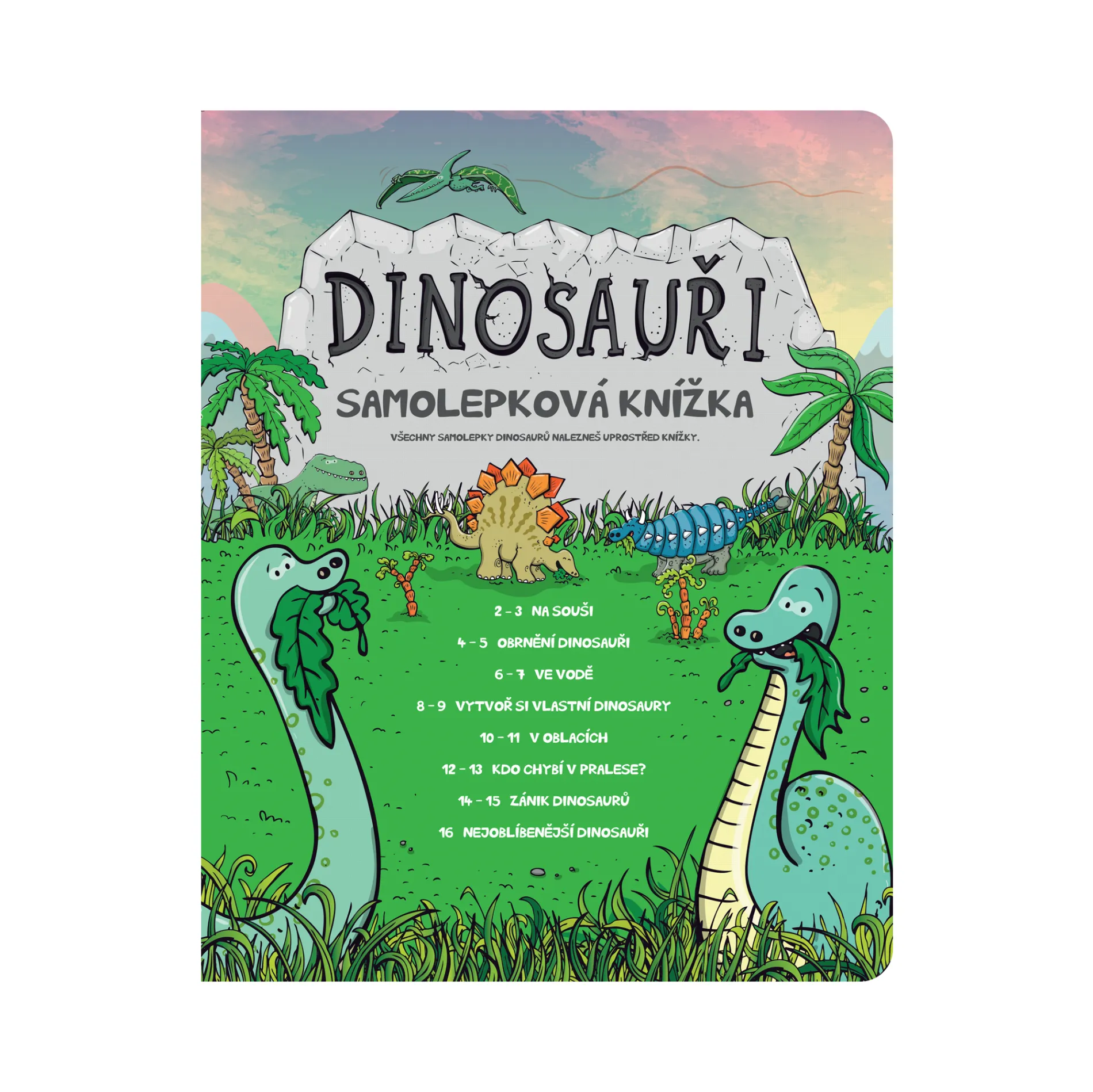 Samolepková knížka Dinosauři