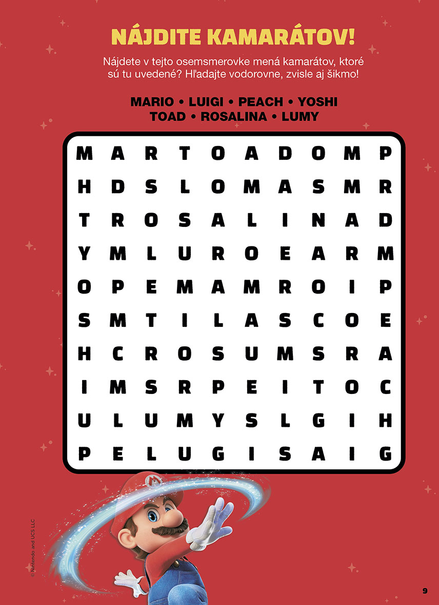 Super Mario Galaktický film - Oficiálna kniha aktivít
