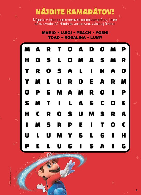 Super Mario Galaktický film - Oficiálna kniha aktivít