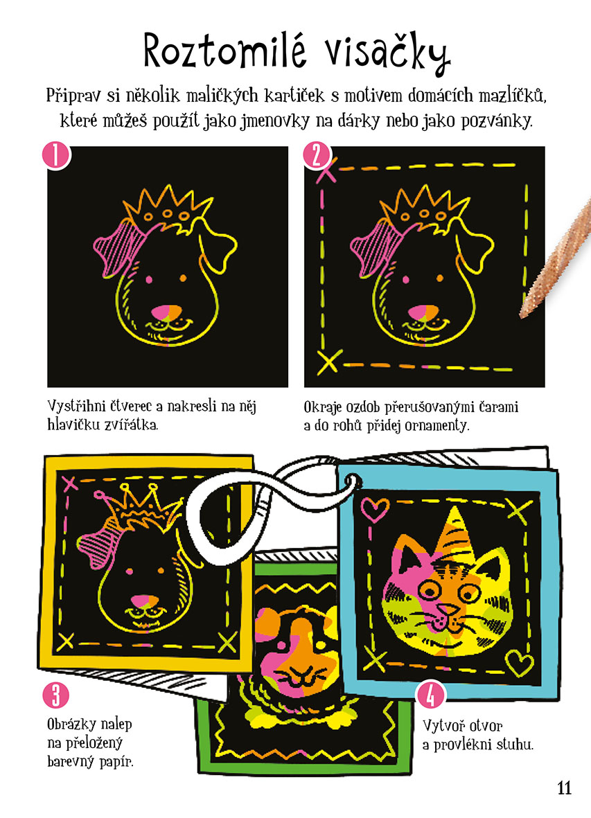 Vyškrabovací kartičky: Neon