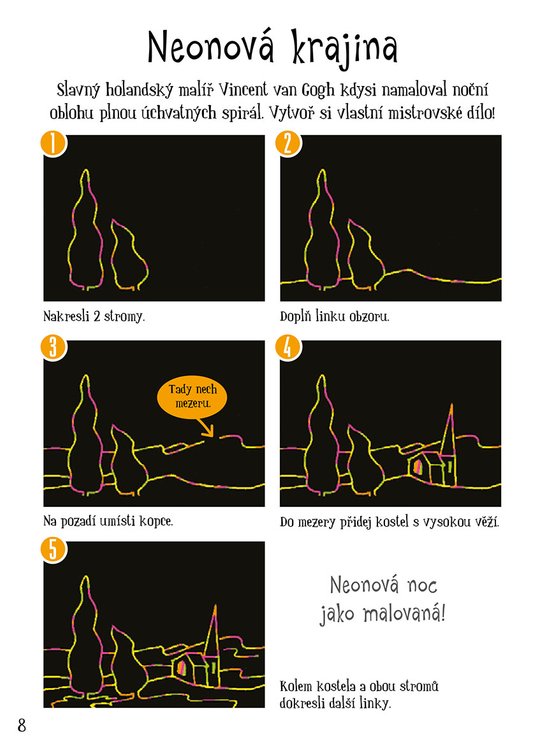 Vyškrabovací kartičky: Neon