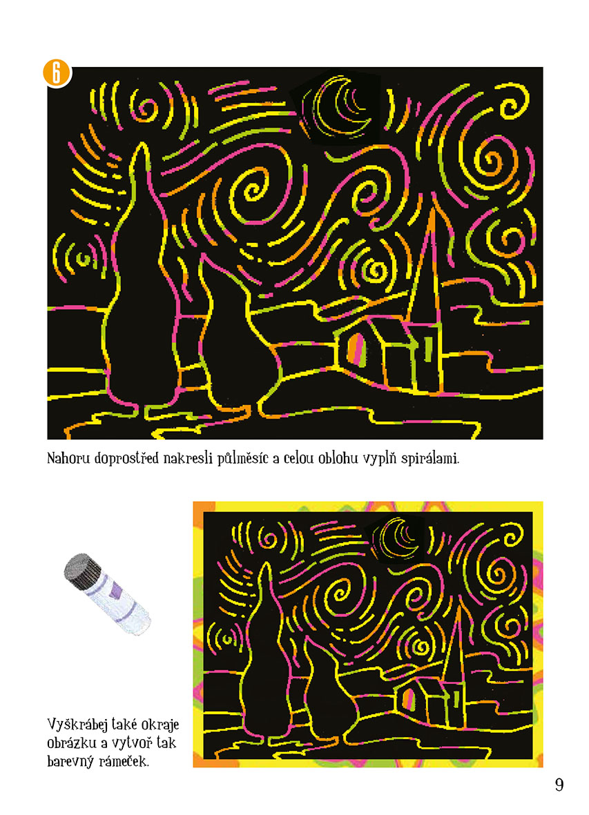 Vyškrabovací kartičky: Neon