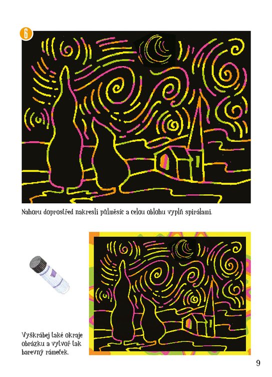 Vyškrabovací kartičky: Neon