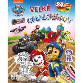 Velké omalovánky Tlapková patrola