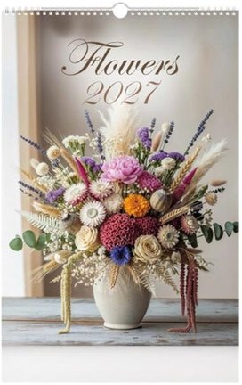 Flowers 2027 - nástěnný kalendář