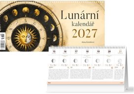 Lunární kalendář 2027 - stolní kalendář