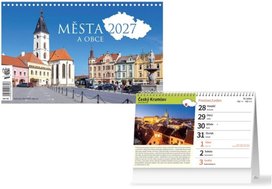 Města a obce ČR 2027 - stolní kalendář