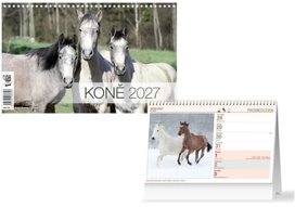 Koně 2027 - stolní kalendář