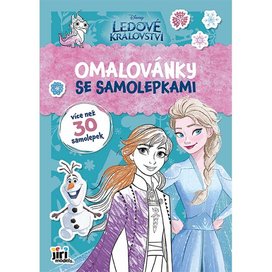 Omalovánky A4 se samolepkami Ledové království