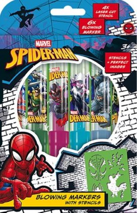 Foukací fixy Spiderman