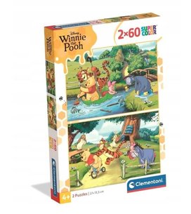 Puzzle Medvídek Pú 2x60 dílků