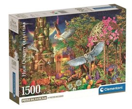 Puzzle Lesní zahrada fantazie 1500 dílků
