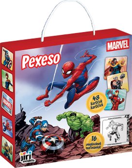 Pexesá v škatulke s maľovankami Marvel